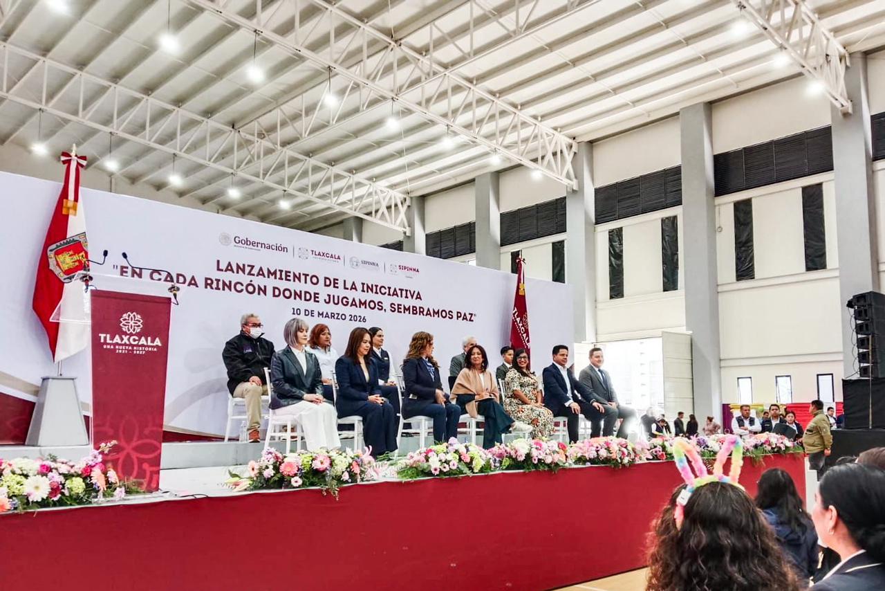 Ayuntamiento de Tlaxcala participa en presentación de la iniciativa 'En cada rincón donde jugamos, sembramos paz'